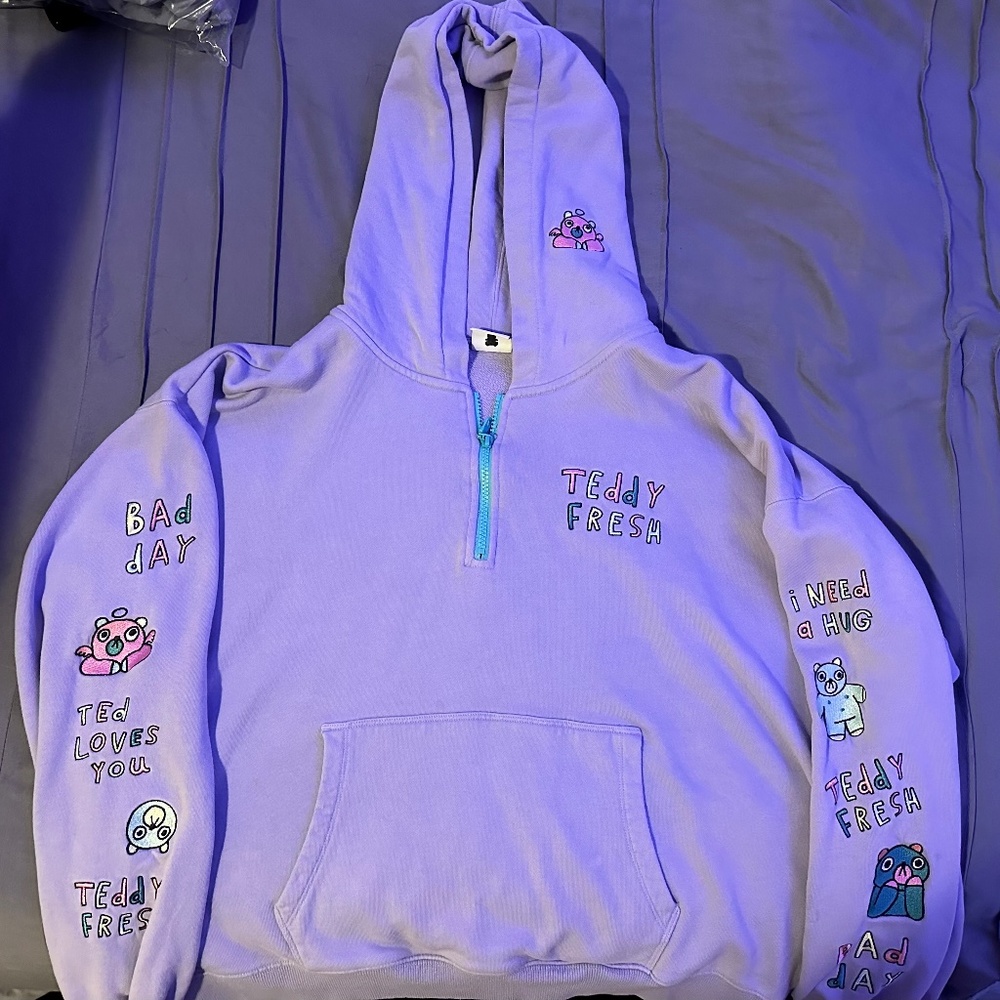 Teddy Fresh Angel Bear Set! Hoodie & Pants! XL